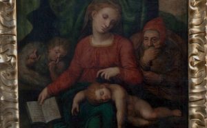 Sacra Famiglia attribuito Michelangelo furto Belgio