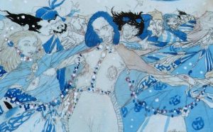 harry clarke The Eve of St Agnes acquarello