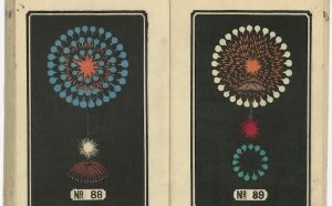illustrazioni fuochi d'artificio giappone Jinta-Hirayama
