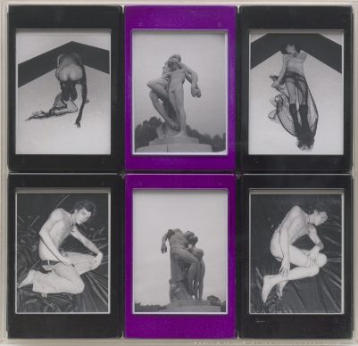 Robert Mapplethorpe, Candy Darling, 1973, Four dye diffusion transfer prints (Polaroids), in painted plastic mounts and acrylic frame, 9.5 x 7.1 cm each; 14.3 x 38.3 x 6.7 cm overall, Solomon R. Guggenheim Museum, New York, Gift, The Robert Mapplethorpe Foundation 95.4306 © Robert Mapplethorpe Foundation. Used by permission.