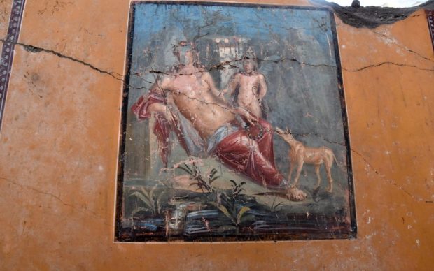 Affresco Narciso, Regio V, Parco Archeologico di Pompei