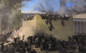 Mostra Ottocento. L’arte dell’Italia tra Hayez e Segantini - Francesco Hayez: La distruzione del Tempio di Gerusalemme, 1867, olio su tela. Venezia, Gallerie dell'Accademia