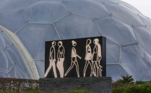 Julian Opie Eden Project Cornovaglia site-specific