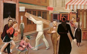 Balthus, The Street, 1933 Oil on canvas, 195 x 240 cm The Museum of Modern Art, New York Legacy of James Thrall Soby, 1979 © Balthus, 2019