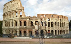 Liu Bolin, Anfiteatro Flavio a Roma, serie Hiding in the City