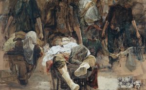 Safet Zec Partenza tecnica mista cm 160 × 220 cm