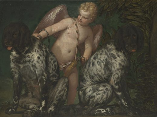 Paolo Veronese, Cupid with Two Dogs, c. 1580. Oil on canvas, 100 x 134 cm, München, Bayerische Staatsgemäldesammlungen, Alte Pinakothek ©bpk|Bayerische Staatsgemäldesammlungen