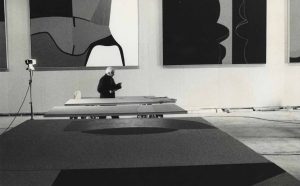 Alberto Burri, agli Ex Seccatoi Tabacco, Città di Castello. 1991. Foto di Lionello Fabbri