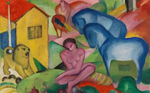 Franz Marc, The Dream [Der Traum], 1912, Museo Thyssen-Bornemisza, Madrid