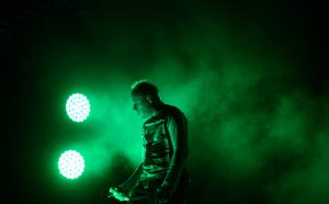 Keith Flint of The Prodigy, performs at the 10th annual Incheon Pentaport Rock Festival in Incheon, west of Seoul on Ausust 9, 2015