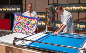 Hermès - Mostra "Dietro le quinte": stampatore su seta, Museo dell'Ara Pacis, Roma