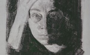 Käthe Kollwitz, Frontal Self-Portrait, 1910, Käthe Kollwitz Museum Cologne Photo: Käthe Kollwitz Museum Cologne © 2019 Artists Rights Society (ARS), New York / VG Bild-Kunst, Bonn