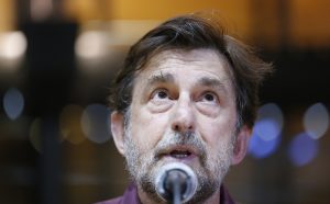 Nanni Moretti, 2017, photo by Pontificia Universidad Católica de Chile via Flickr