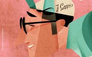 Storia di un campione 100 anni di Fausto Coppi illustrazione Riccardo Guasco