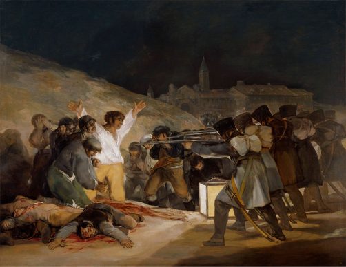 Francisco Goya, 3 maggio 1808, 1814. Museo del Prado, Madrid