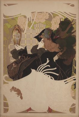 Georges de Feure, Affiche puor Le Journal des ventes, 1898. Litografia a colori, 60,5x40 cm, Private collection, London