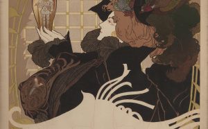 Georges de Feure, Affiche puor Le Journal des ventes, 1898 Litografia a colori, 60,5x40 cm Private collection, London