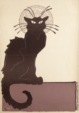 Théophile Alexandre Steinlen, Le Chat noir, 1898. Litografia a colori, 93,2x64,4 cm, Private collection, London