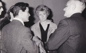 Agenzia Dufoto, Pier Paolo Pasolini, Dacia Maraini, Alberto Moravia, Libreria Einaudi, Roma, dicembre 1963