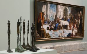 Alberto Giacometti at the Museo del Prado, exhibition view, © Alberto Giacometti Estate / VEGAP, Madrid, 2019 * Photo © Museo Nacional del Prado