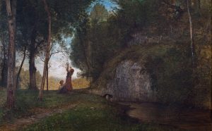 Antonio Fontanesi, La quiete, 1860. Fondazione Torino Musei - Galleria d’arte Moderna