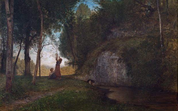 Antonio Fontanesi, La quiete, 1860. Fondazione Torino Musei - Galleria d’arte Moderna