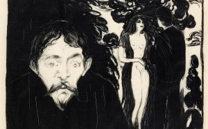 Edvard Munch (1863-1944). Jealousy II, 1896. © The Trustees of the British Museum