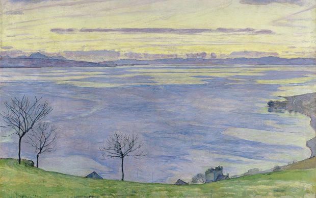Ferdinand Hodler, Abend am Genfersee (Sera sul Lago Lemano), 1895, Kunsthaus Zürich © Kunsthaus Zürich