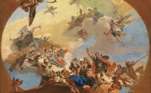 Giambattista Tiepolo, Trionfo delle Arti e delle Scienze, 1730-31. Museu Nacional de Arte Antiga, Lisbon Photo: © Direção-Geral do Património Cultural / Arquivo de Documentação Fotográfica (DGPC/ADF) / photo Luisa Oliveira