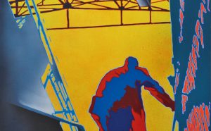 Giangiacomo Spadari_Metropolitana_1973_acrilico su tela_cm 100x100_ph. Bruno Bani