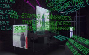 Hito Steyerl Power Plants Installation view, 11 April – 6 May 2019, Serpentine Galleries Design by Ayham Ghraowi, Developed by Ivaylo Getov Courtesy of the Artist, Andrew Kreps Gallery (New York) and Esther Schipper Gallery (Berlin) Photograph: © 2019 readsreads.info