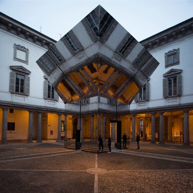 Pezo von Ellrichshausen per Mosca Partners, Echo - The Litta Variations/Opus 5, Palazzo Litta, Milano Design Week 2019. Photo Credits Mauricio Peso