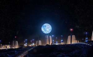 Studio SOM Moon Village esplorazione Luna abitazioni