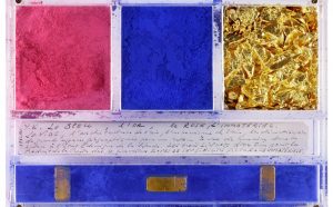 YVES KLEIN, EX-VOTO, Dédieé à Sainte Rita de Cascia par Yves Klein, 1961, Monastero di S. Rita delle Agostiniane di Cascia