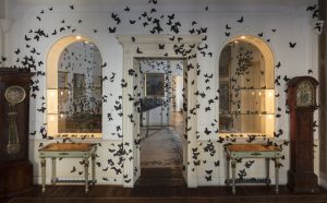 Carlos Amorales, Black Cloud, 2007-2019, installazione, dimensioni ambientali, Fondazione Carlo Pini, Milano