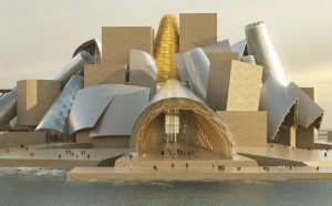 Guggenheim Abu Dhabi, courtesy Gehry Partners via archdaily.com