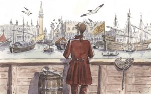 Guido Fuga, Ritorno a Venezia San Marco, 2018, Matita e acquerello