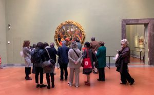 Fabbriche di storie, percorsi narrati, audioguide interpreti di teatro Gallerie degli Uffizi Firenze