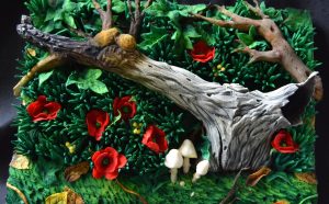 Piero Gilardi, Incendio nel bosco, 2018