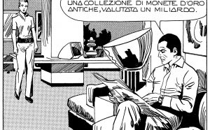 Angela and Luciana Giussani, Sergio Zaniboni and Saverio Micheloni, Diabolik (detail), 1974 © Astorina srl