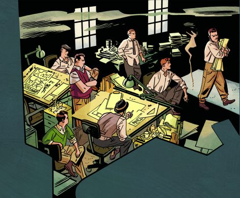V&A Illustration Awards 2019: Book Illustration (shortlisted): Chris Samnee for Amazing Adventures of Kavalier and Clay (The Folio Society)