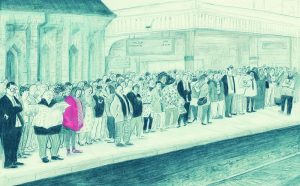 V&A Illustration Awards 2019: Student Illustrator of the Year (shortlisted): Sophie Burrows, Anglia Ruskin University: Crushing