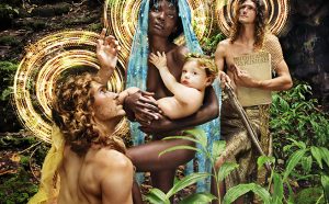 The Holy Family whith St. Francis, 2019 © David LaChapelle