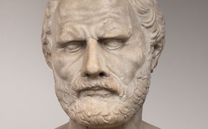 Bildnis des athenischen Staatsmanns Demosthenes, © Staatliche Museen zu Berlin, Antikensammlung, Foto: Universität zu Köln, Archäologisches Institut, CoDArchLab, Philipp Groß