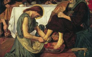 Ford Madox Brown (1821-1893) Gesù lava i piedi di Pietro, 1852-56 Olio su tela, cm 116,2 x 132,7 Tate: Presented by subscribers 1893 ©Tate, London 2019