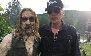 Iggy Pop e Jim Jarmush sul set di The Dead Don't Die