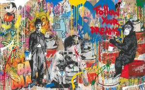 Mr. Brainwash, Mixed Wall, 2018