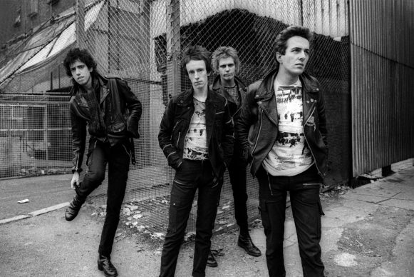 The Clash in Belfast - 1977. Photo Credit: © Adrian Boot