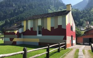 David Tremlett a Rossa, Grigioni, Svizzera