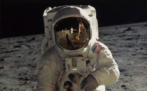 Neil Armstrong (American, 1930–2012). Astronaut Edwin E. Aldrin Jr. Walks on the Surface of the Moon, Apollo 11, July 16-24 1969 (detail), 1969, printed later. Dye transfer print, 16 1/8 x 16 3/8 in. (41 x 41.6 cm). The Metropolitan Museum of Art, New York, Purchase, Alfred Stieglitz Society Gifts, 2017